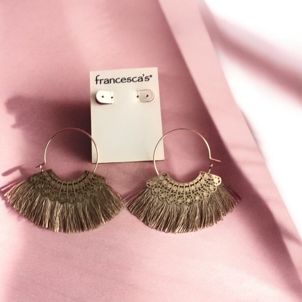 Francesca brand earrings beautiful new never worn.